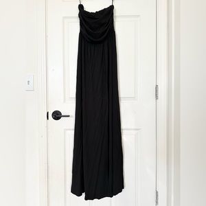 NWT Black Strapless Maxi Dress